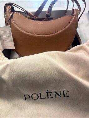 Polène Camel Numero Dix Crossbody Bag